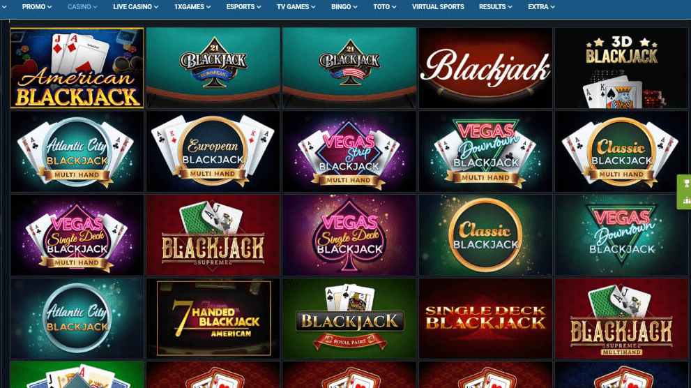 1xbet blackjack