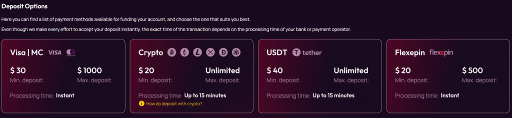 red dog casino deposit